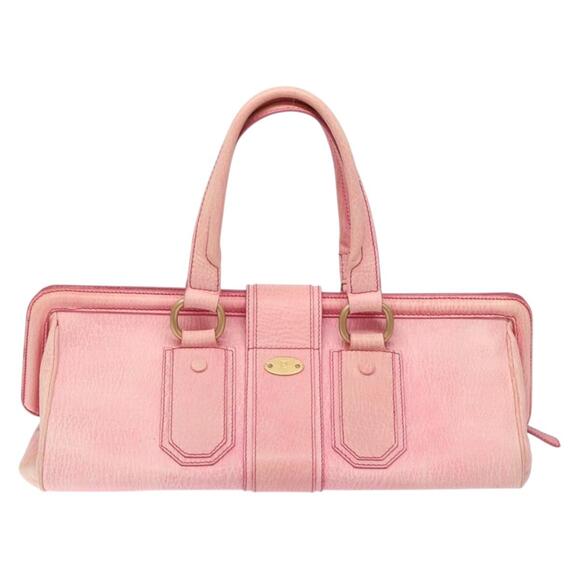 CELINE Hand Bag Leather Pink - Picture 2 of 13